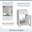 Meuble-lavabo moderne 20 "avec lavabo en céramique-1651058650