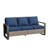 Creal 75.2'' Wide Reversible Wicker Patio Sofa with Cushions-1813055538