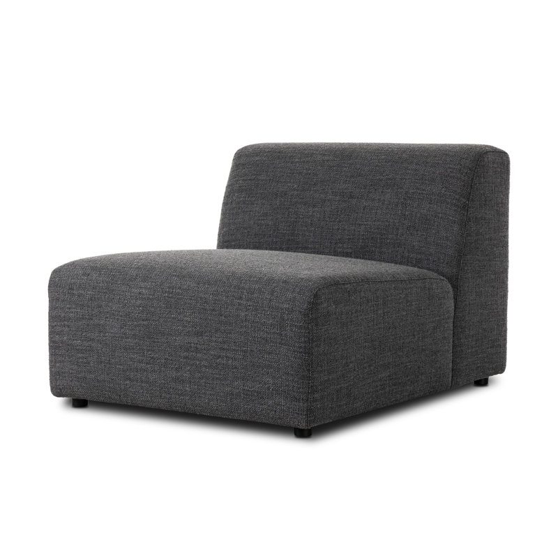 Lawndale Armless PC-Saxon Charcoal