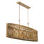 Lustre linéaire 8 lumières 52 po Aven