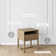 2-Piece Solid Wood Nightstand Set