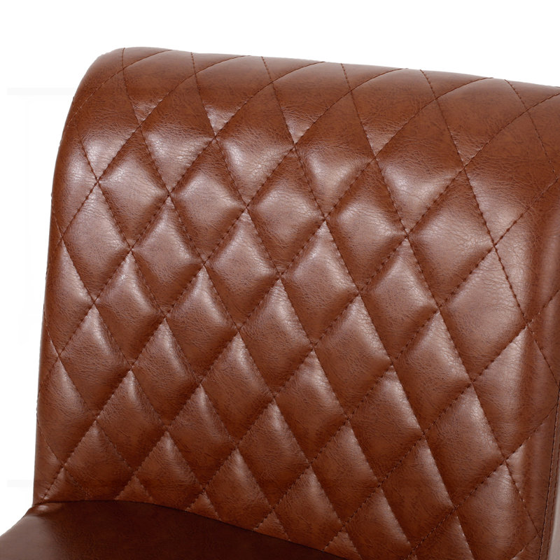 Modern Counter Stools, Light Brown