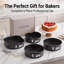 6pcs Springform Cake Pan Set Leakproof Nonstick 