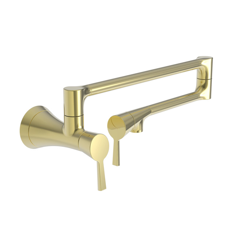 Vespera Wall Mount Pot Filler, Forever Brass (PVD)