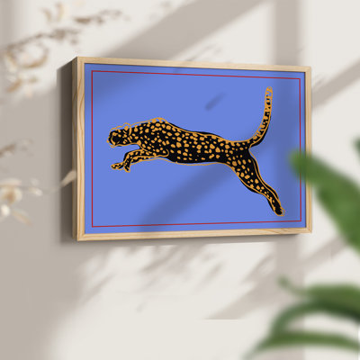 The Wild Leopard I -Framed Print - Restickable