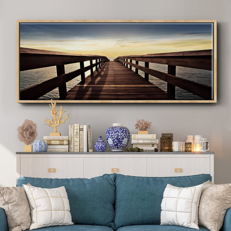 Naples Cove- Framed Canvas
