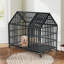 Cage pour chien robuste 52 po avec toit