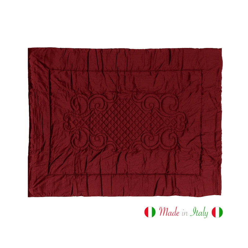 Minnich Throw Blanket, Bordeaux