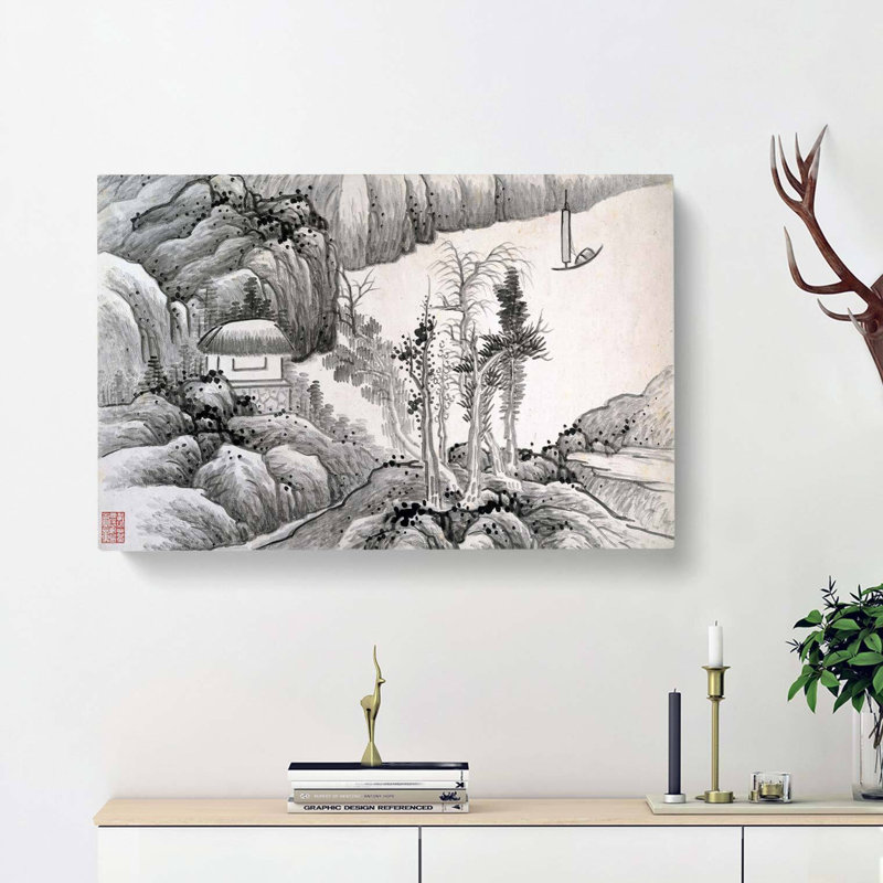 Landscape Vol.12 by Gong Xian - Wrapped Canvas, 35cm H x 50cm W x 3cm D