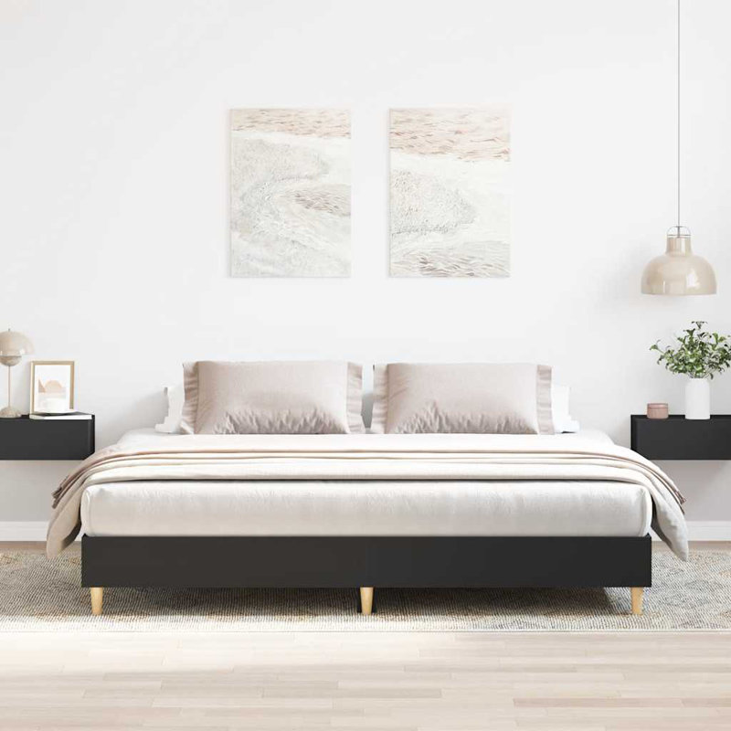 Bed, Black, Super King (6')