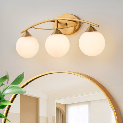 Kaynen Dimmable Opal Glass Vanity Light
