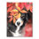 «Cute Black Dog in Autumn Leaves», peinture sur toile
