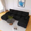 Modern U-Shaped Sectional Sofa With Waist Pillows 8-Seat Upholstered Symmetrical Sofa Furniture-1125484886