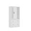 Armoire 70,8 "H avec 2 tiroirs et tablettes ouvertes