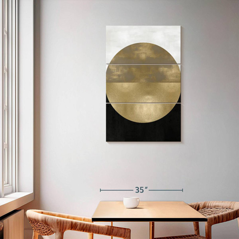 Avery Gold Sphere, 57" H x 36" W