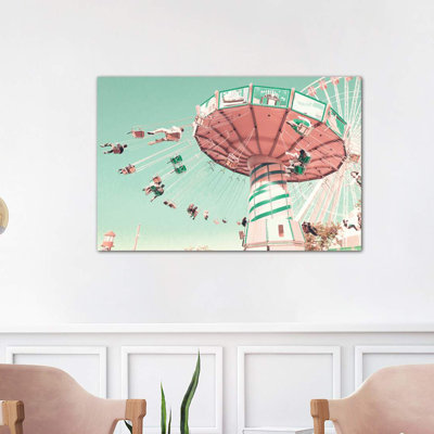Happy Times by Caroline Mint - Wrapped Canvas Print