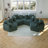 Chenille Sponge single sofa-108939561