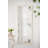 24" X 60" Distressed White Floor Mirror