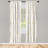 Microfiber Arrow Semi-Sheer Rod Pocket Curtain Panels-61940821-61298339