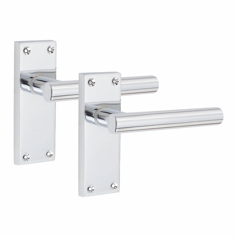 Straight T-Bar Door Handles Latch