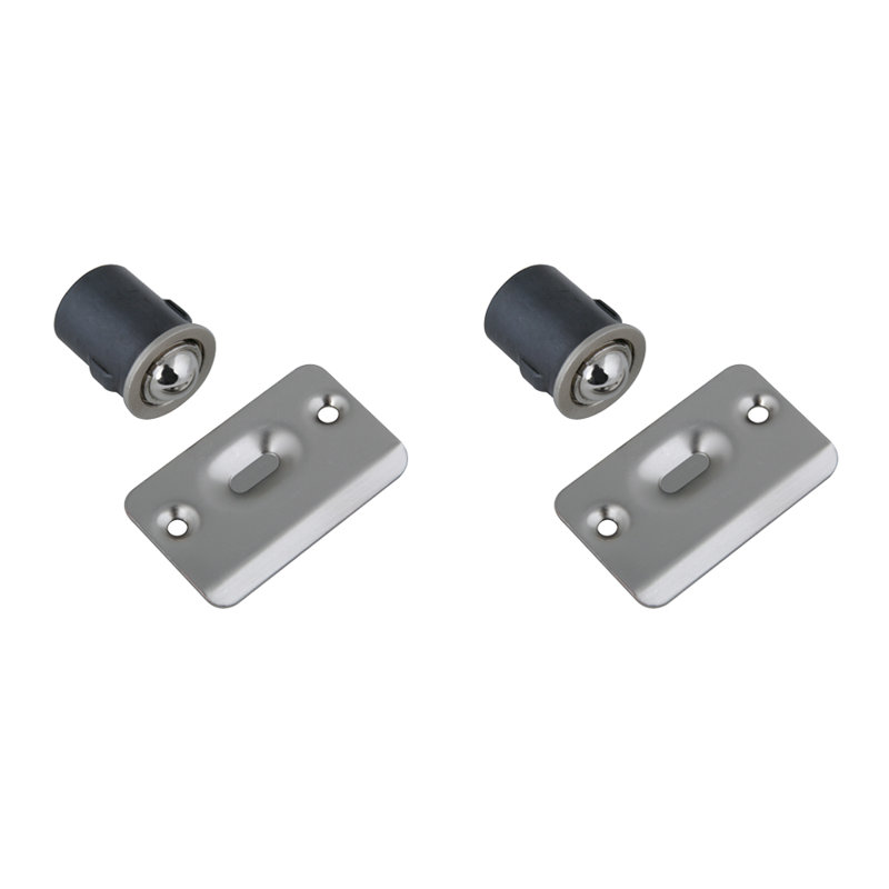 Drive-In Ball Catch, Satin Nickel, 1.4" H x 1" W x 2.25" D