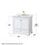 Ensemble de meuble-lavabo simple 36 po Deborah-80205292-98262647