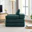 Fauteuil d'appoint pliable en lin tissé 37 po avec accoudoirs détachables Crowe-110811187