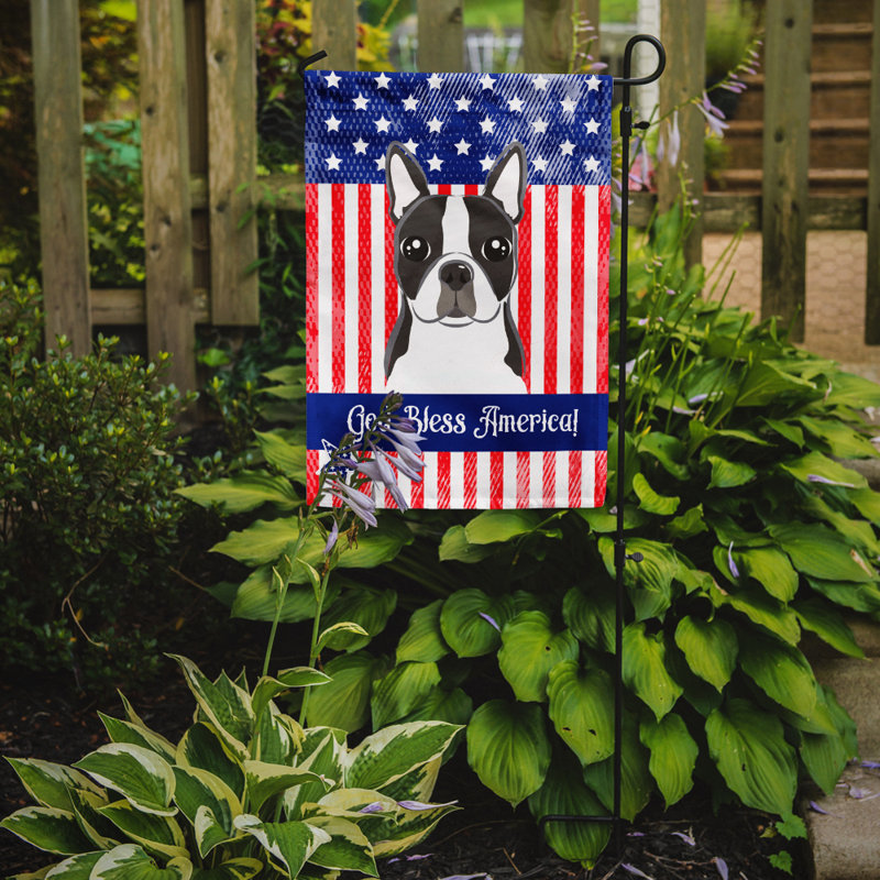 Drapeau de jardin Leighanne, Boston-terrier