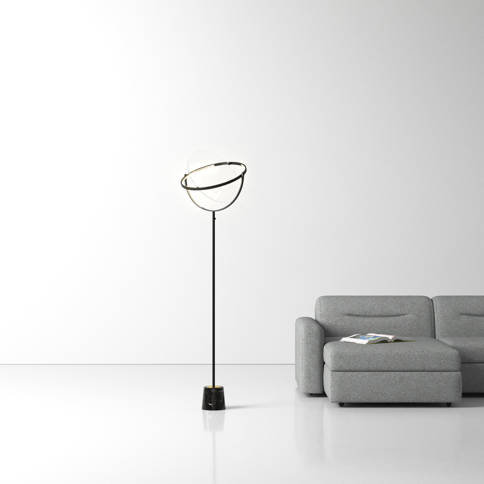 Rudy 77.5'' Dimmable LED Floor Lamp