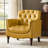 Annja 32" W Tufted Genuine Leather Armchair-121845632