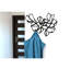Macri Steel Wall 6 - Hook Wall Mounted Coat Rack
