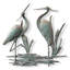 Aluminum Birds Wall Decor