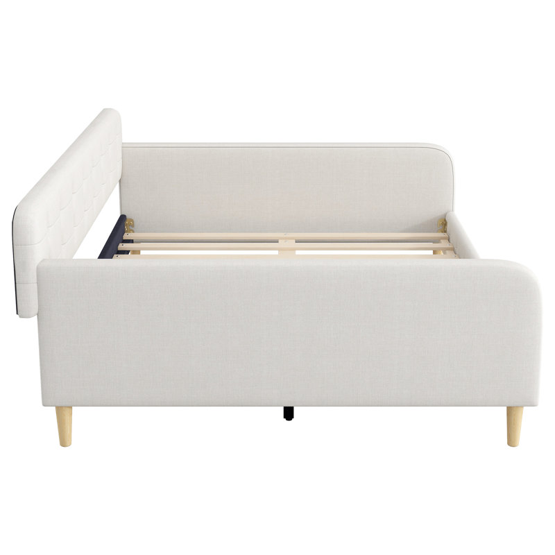 Lit de jour rembourré, Beige