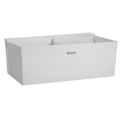 40 " L x 24 " W Wall Laundry Sink