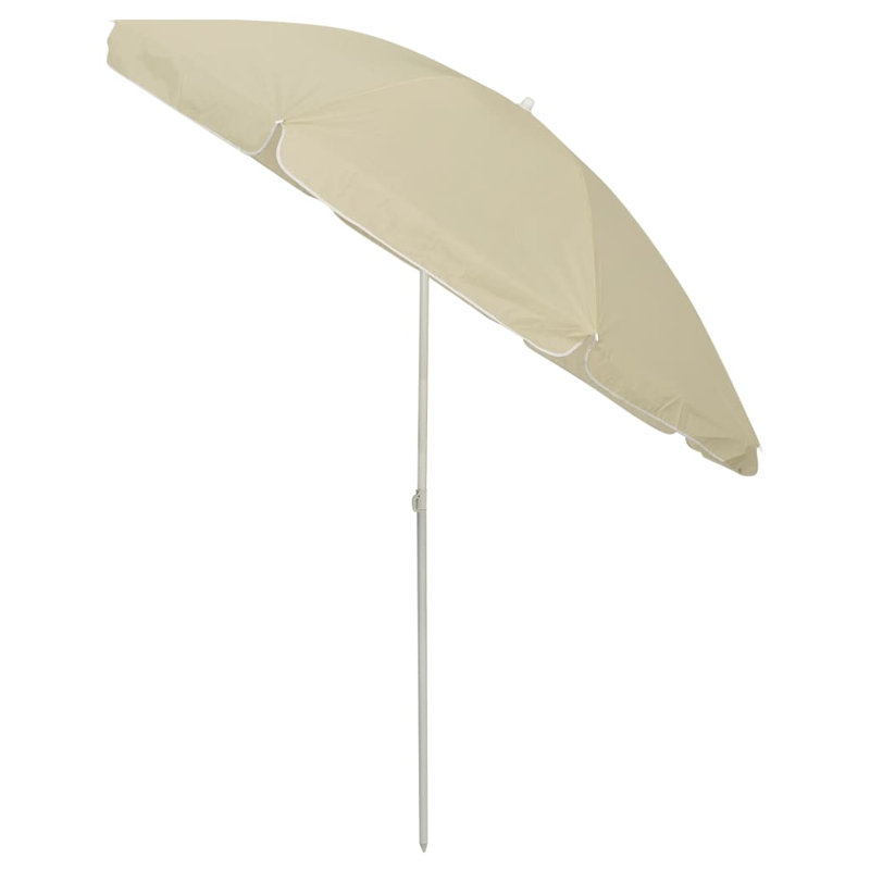 Parasol de plage Jattin, L 94,5 po x H 86,6 po, Anthracite