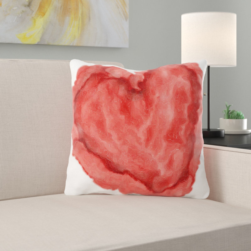 Outdoor Reversible Throw Pillow, Microsuede, Indoor