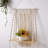 Wall Hanging Shelf 1 Tier Macrame Shelves Handmade Decorative Floating Boho Shelf-Plant Shelf Display Rack To Organize And Decor For Living Room, Bedroom, Bathroom