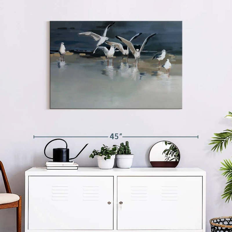 Seagulls Serenity, 24" H x 36" W