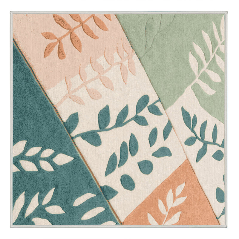 Flora's Dance Rug, Square 8'