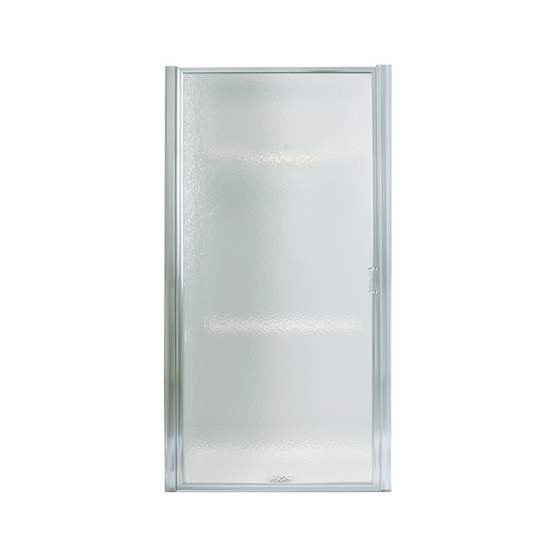 Porte de douche standard pivotante 25 po x 64 po