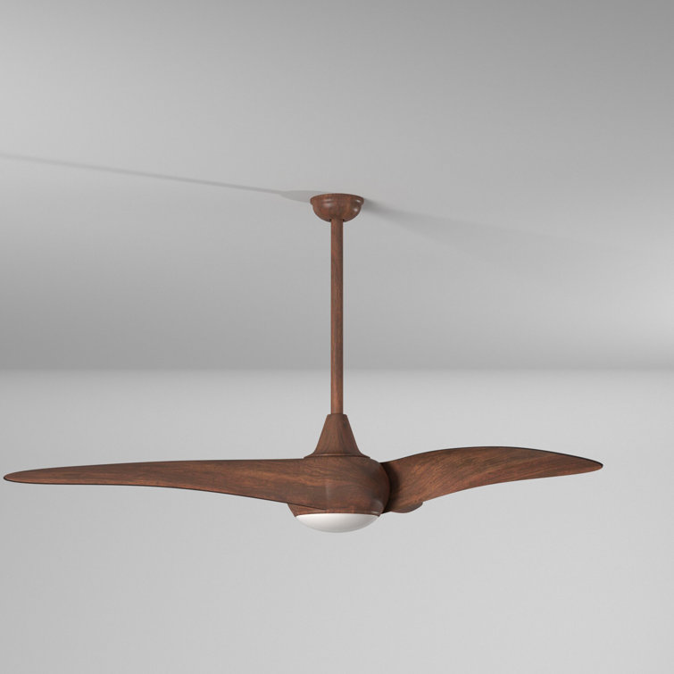 52" Wave 3 - Blade LED Propeller Ceiling Fan with Remote Control and Light Kit Included