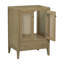 Meuble-lavabo 24 po sans lavabo, base seulement, armoire en rotin avec portes et tiroir, cadre solide et panneau en bois aggloméré, naturel
