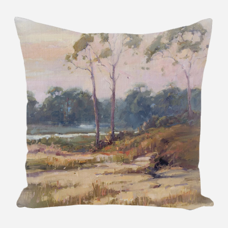 Linen Square Pillow Cover & Insert, 17" x 17"