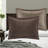 Luxurious 7-piece Bedding Sets, Micro Corduroy Comforter In Brown, King Size