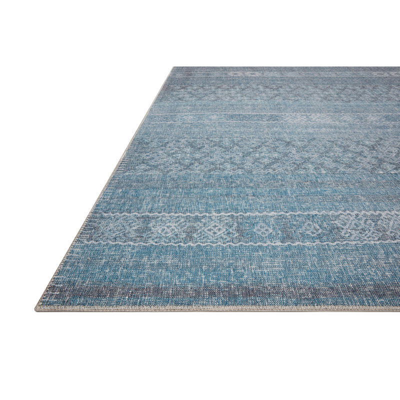 Tapis denim Alameda, Carrée 18 po x 18 po