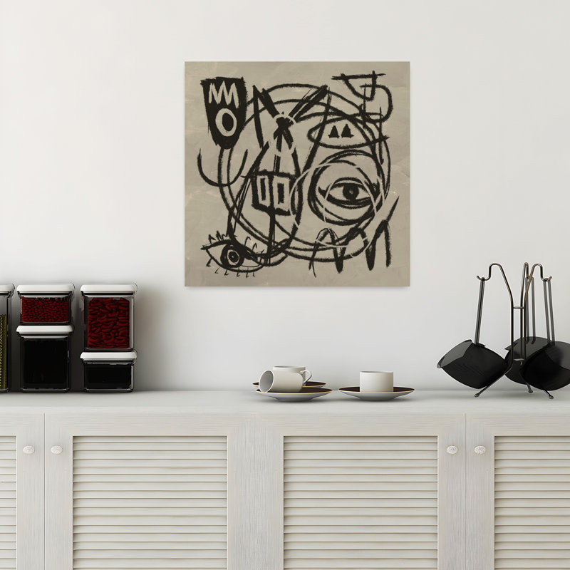 Art contemporain contemporain abstrait, H 18 po x l 18 po