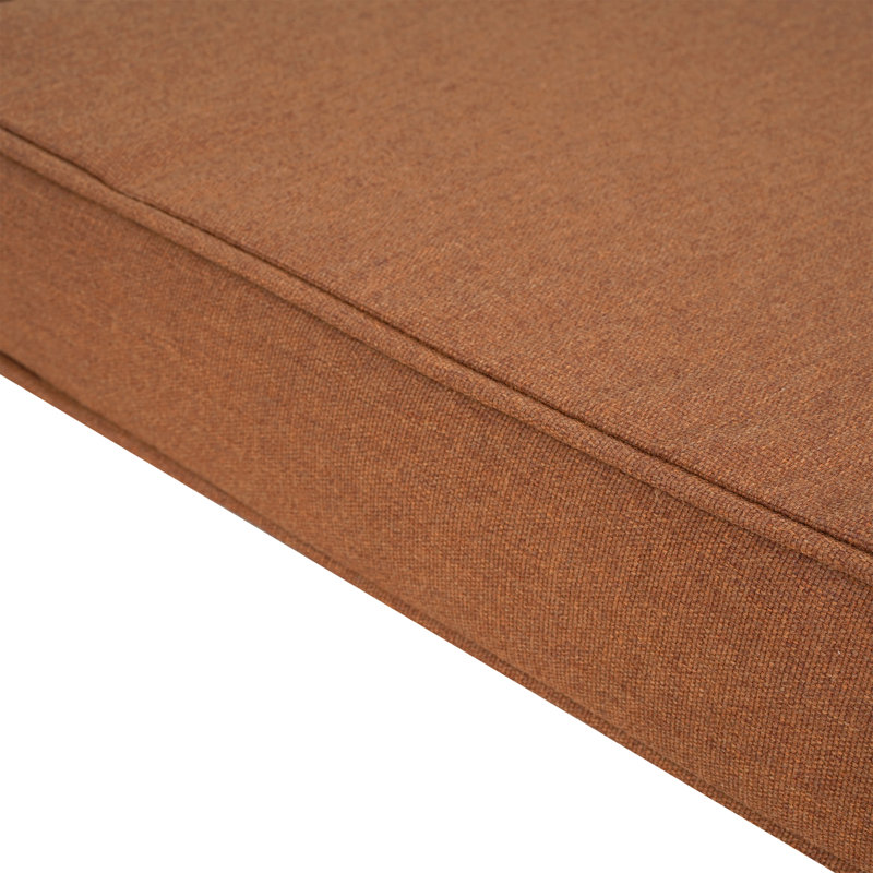 Coussin de chaise d'extérieur avec attaches Dall, Orange