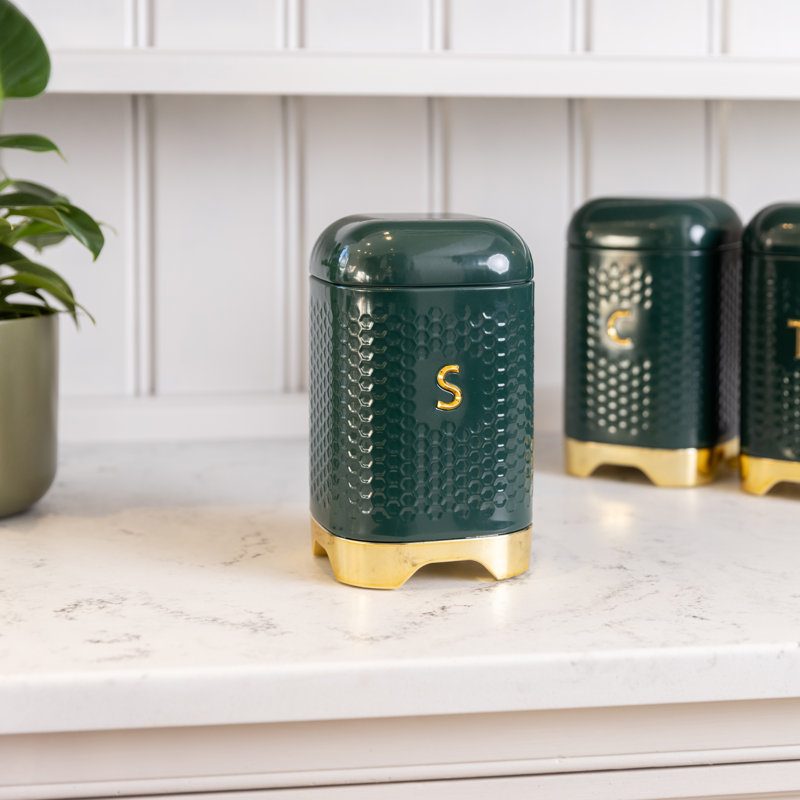 Lovello Sugar Kitchen Canister, Green