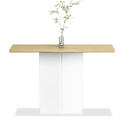 Console en bois massif Burlywood