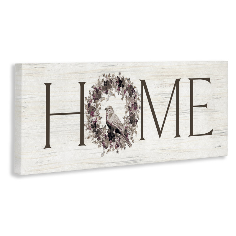 Home Home, couronne par Bird Laure, H 17 po x l 40 po